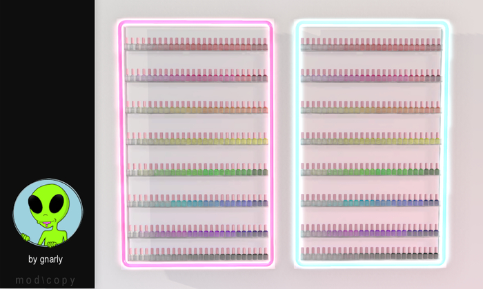 G/\/ARLY:: Neon Nail Rack - White