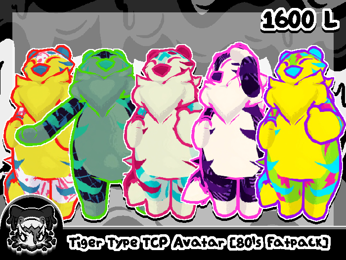 **RETIRED** [SKIN_SYN] Tiger Type TCP Avatar [80's Fatpack]