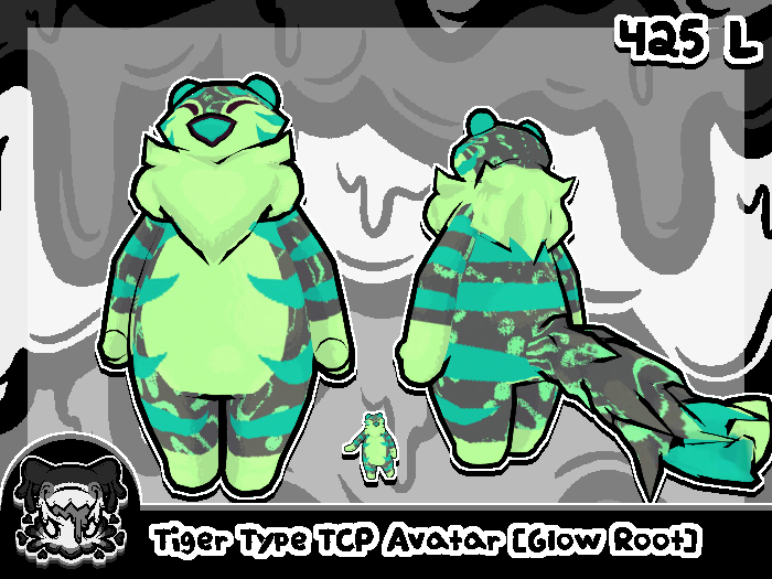 **RETIRED** [SKIN_SYN] Tiger Type TCP Avatar [Glow Root]