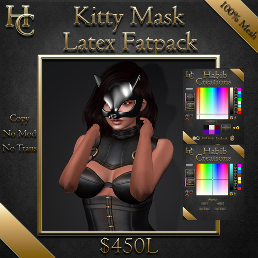 PoY Kitty Mask Latex Fatpack