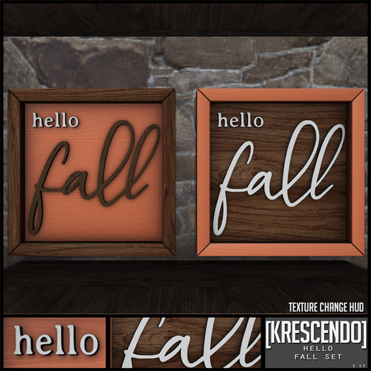 [Kres] Hello Fall Set