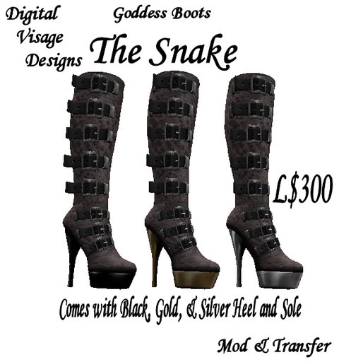 {DV} Goddess Boots - The Snake