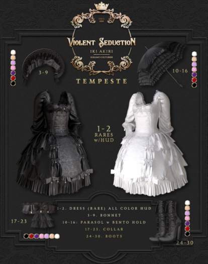 Violent Seduction - Tempeste Parasol (Lavender)