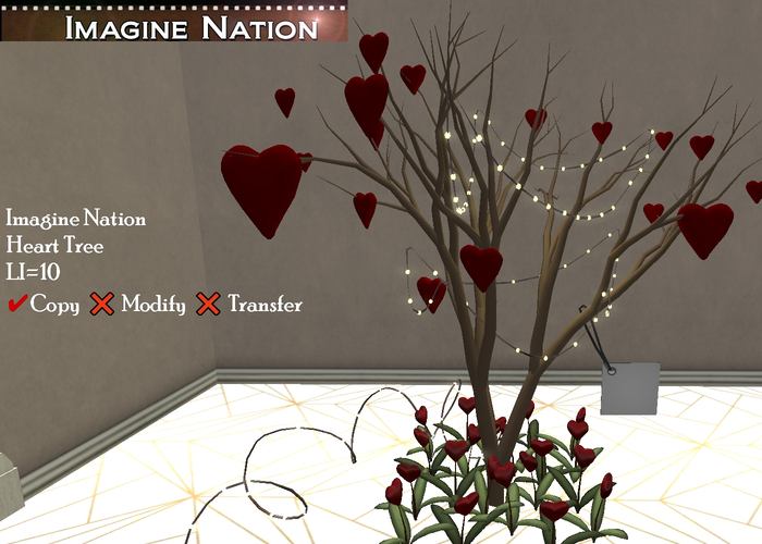 Heart Blossom Tree-Red