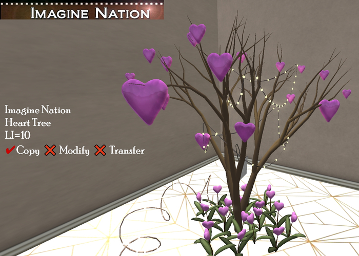 Heart Blossom Tree-Pink