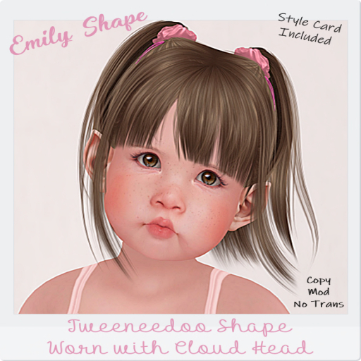 Emily Tweeneedoo shape for Cloud head