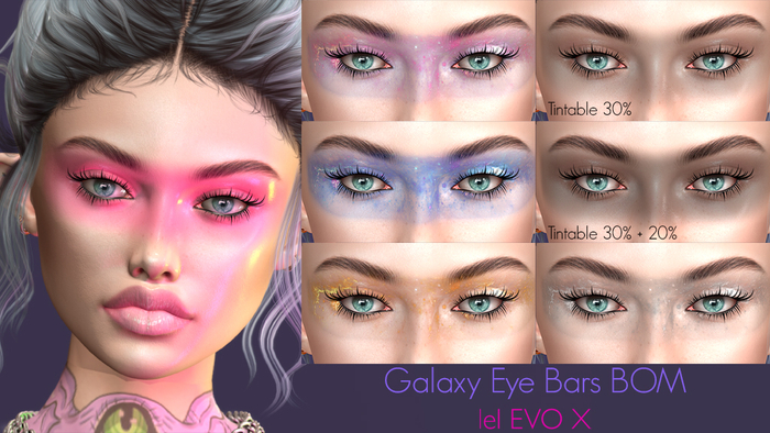 Sassyphur's LEL Evo X & AK ADVX Galaxy Eye Bar BOM DOLLARBIE
