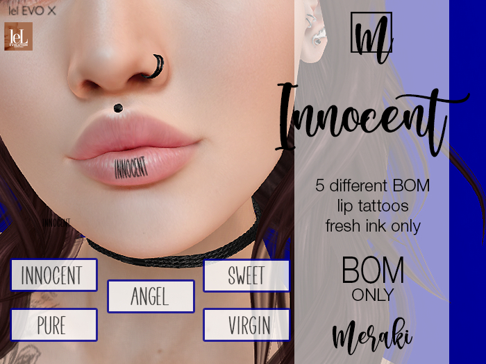 Meraki - Innocent BOM Lip Tattoo