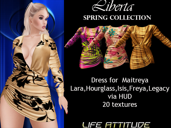 BIG SAIE -LIBERTA DRESS  / HUD 20 TEXTURES