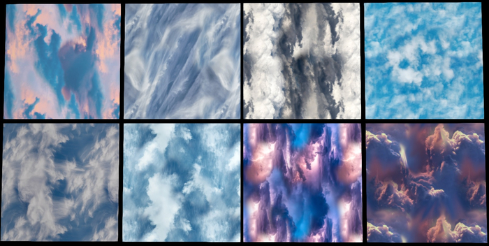Daves Seamless HD cloud Textures 4