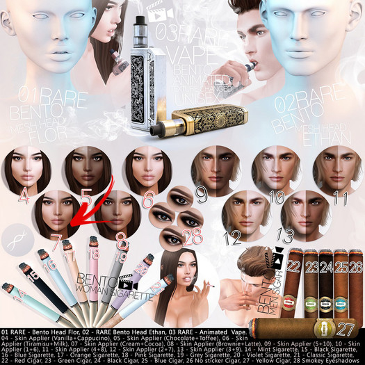 07 HUD_Genesis_Lab_Skin_FLOR - SET 4 (Cream+Cocoa) 2