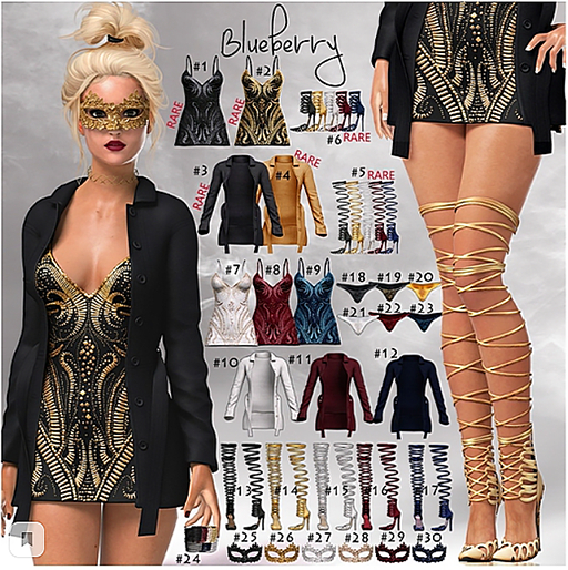 Blueberry / Show Time / Maitreya -  *Famous* / RARE - outfit