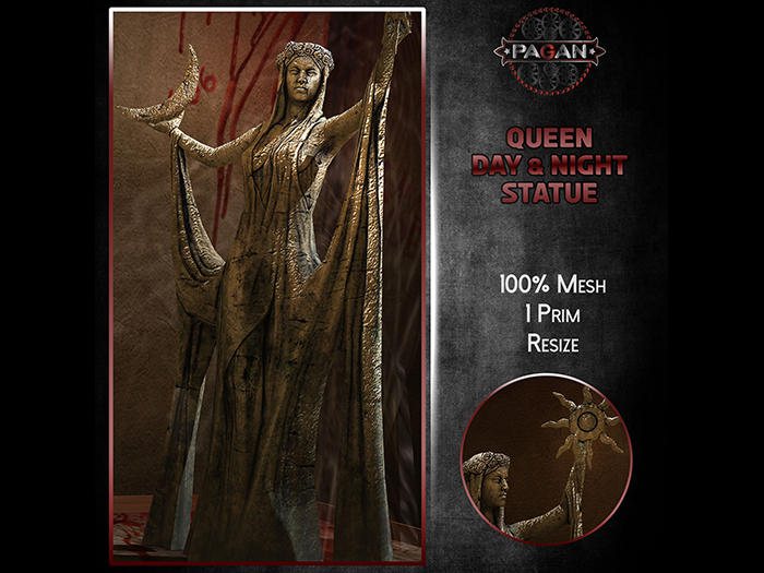 Queen Day and Night Statue