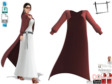 Dae Obj FBX For Wind Flying Long Coat Slink, Maitreya, Belleza, Tonic, Legacy, Ocacin Standard