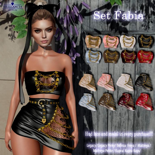 BRILLANCIA -TOP Fabia BLACK