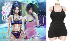 Luas Aurly Dress Black