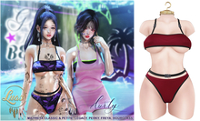 Luas Aurly Bikini Red & Black