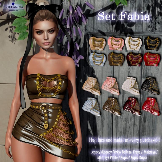 BRILLANCIA - TOP Fabia CHOCOLATE