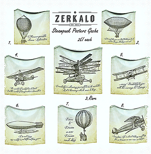 [ zerkalo ] Steampunk Posters - 4