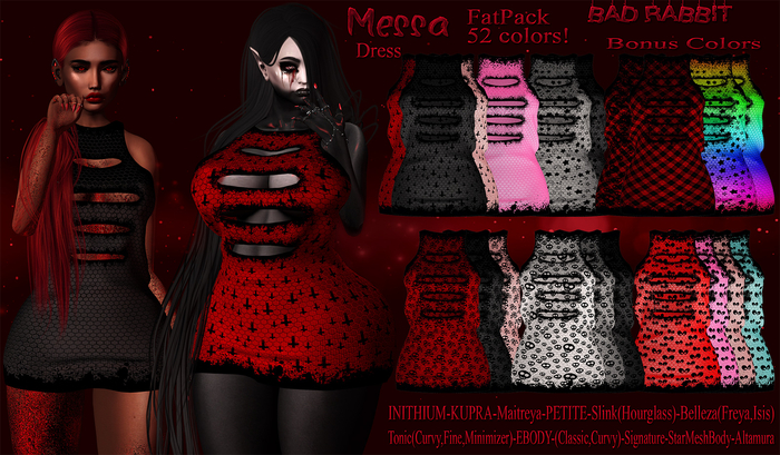 .:Bad Rabbit:. Messa Dress FATPACK