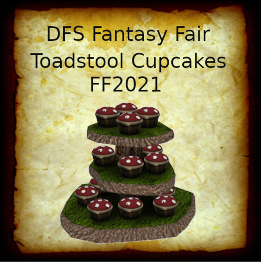 DFS Fantasy Fair Toadstool Cupcakes FF2021 Texture