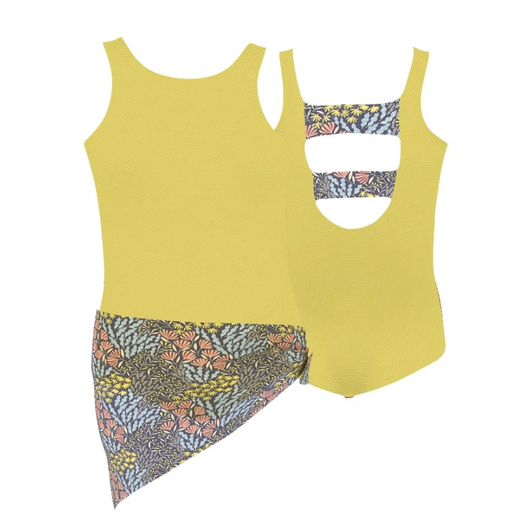 @BB@ Spring Break Swimsuit & Sarong - Yellow