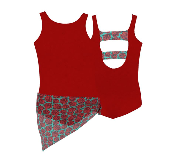 @BB@ Spring Break Swimsuit & Sarong - Red