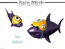 Zara Mesh - Beach - Sport Shark Floater w Pose - FULL PERM MESH