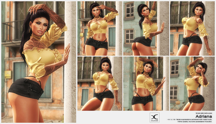 [..::CuCa::..] Adriana Bento Pose Set