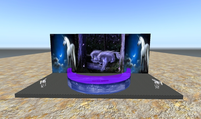 Unicorn DJ Booth w Tip Jars Boxed