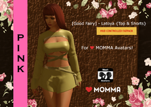 [Good Fairy] - Latoya {Top & Shorts} MOMMA *PINK*