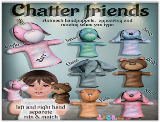 Lilla's Chatter Friends Kate Left Hand (A)