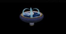 MW Water fountains blue