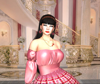 Adl Alta Moda Seductive dress pink glossy