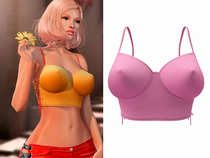 -[ vagrant ]- Addison Top - Cold Pink