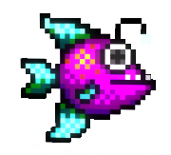 (7S) SuperUltraRare Fish: Pixel Fish