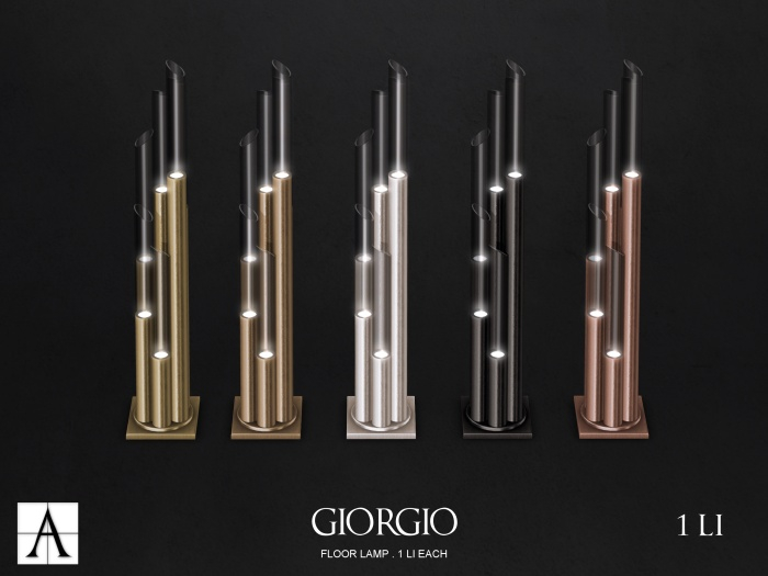 Architect. Giorgio Art Deco Lamp (steel) 1LI
