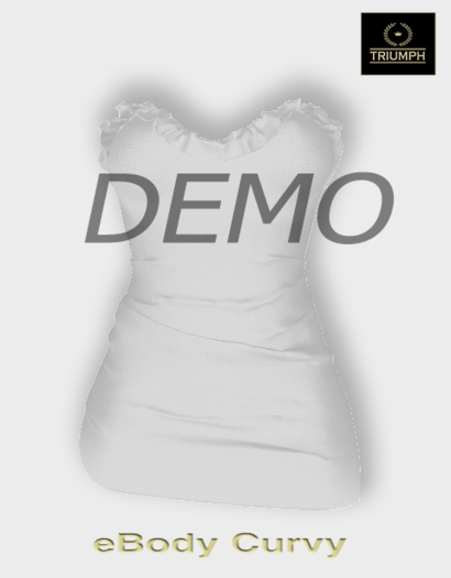 TRIUMPH_Ruffle Mini Dress  / eBody Curvy_DEMO