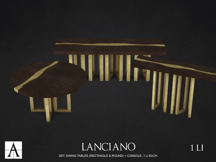 Architect. Lanciano Tables (brown) 1LI