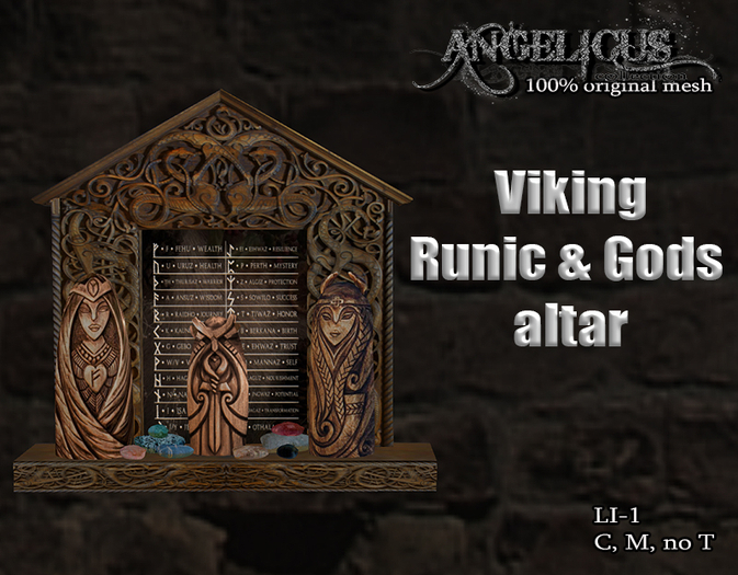 ::ANGELICUS:: Viking Runic & Gods altar