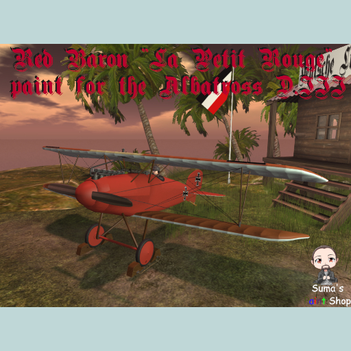 Red Baron Albatros D.III Paint Bucket