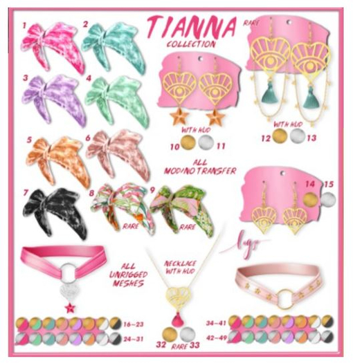 LaGyo_Tianna Charm Choker Silver Mint (REZ ME) 25