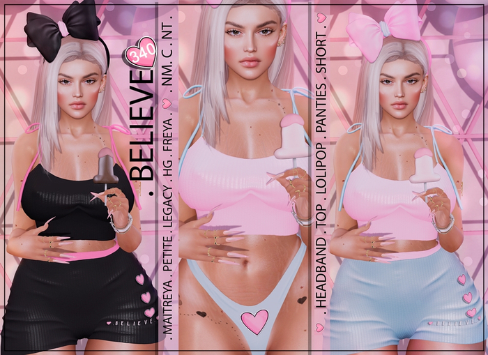 :: Believe ::340 Pack::..