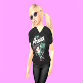 Vanellope-Ladies v-neck shirt