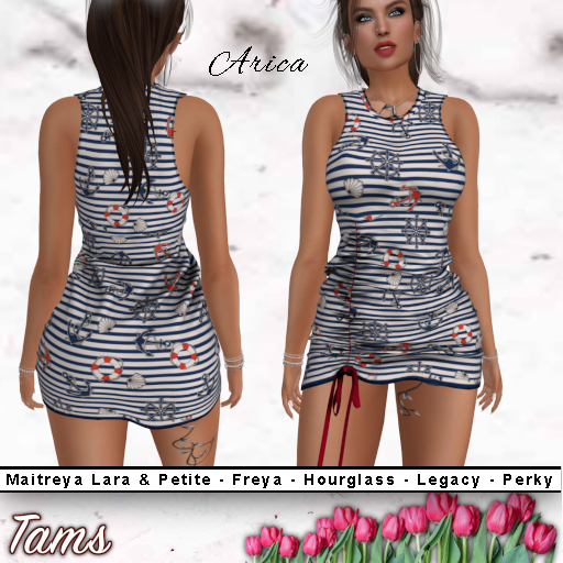 Front Ruched Dress - Arica