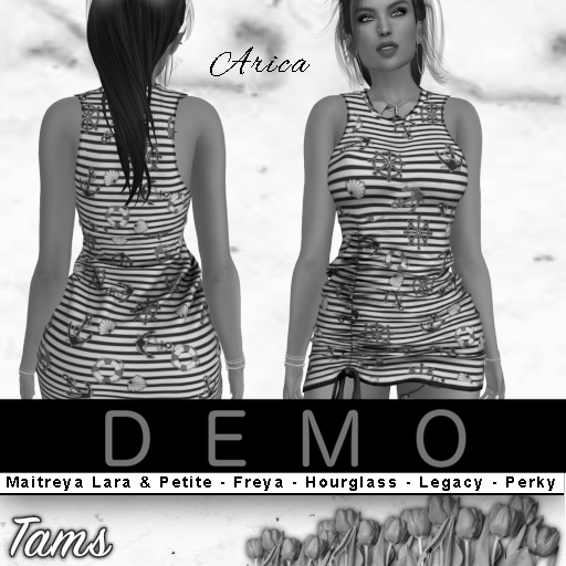 DEMO - Front Ruched Dress - Arica