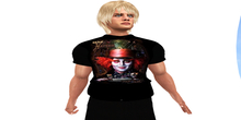 The Mad Hatter-Mesh Mens Shirt