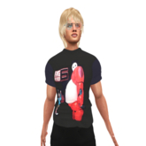 Big Hero 6-Mesh Mens Shirt