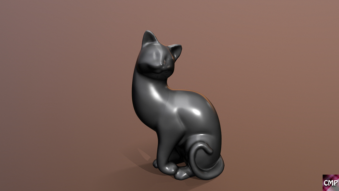 CMP - Black Cat Figurine