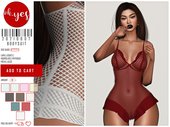 :::::Oh-Yes::::: 20210007 Bodysuit (add)